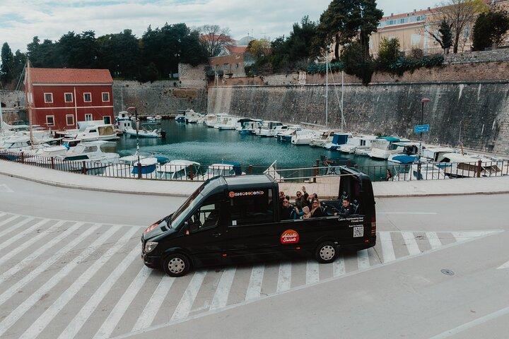 Experience Zadar Cabrio Guided Tour from Cruise Port