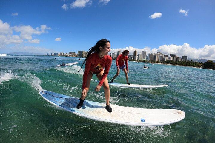 Family, Private & Group Surf Lessons w/ Waikiki Courtesy Shuttle