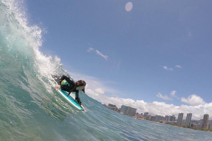 Family, Private & Group Bodyboard Lessons in Waikiki