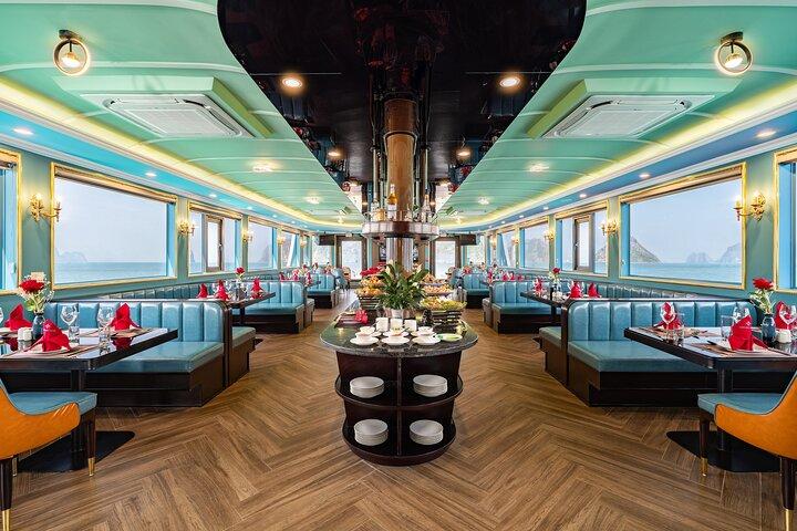 From Hanoi: Luxury Day Cruise Explore Halong Bay, Island, Caves