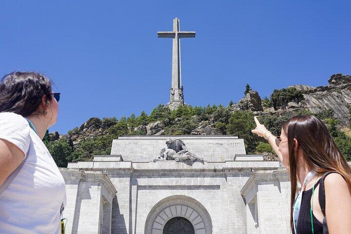 Escorial Monastery and the Valley of the Fallen from Madrid