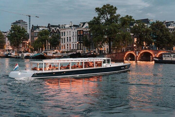 Amsterdam Small-Group Evening Canal Cruise Including Wine, Craft Beer, Cheese