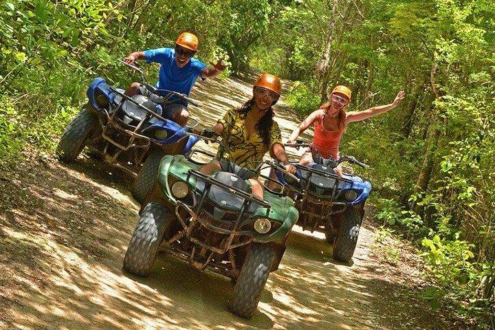 ATV with Ziplines and Cenote From Cancun
