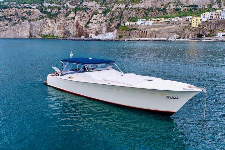 Private Boat Tour from Naples to Capri & Amalfi Coast TORNADO 50