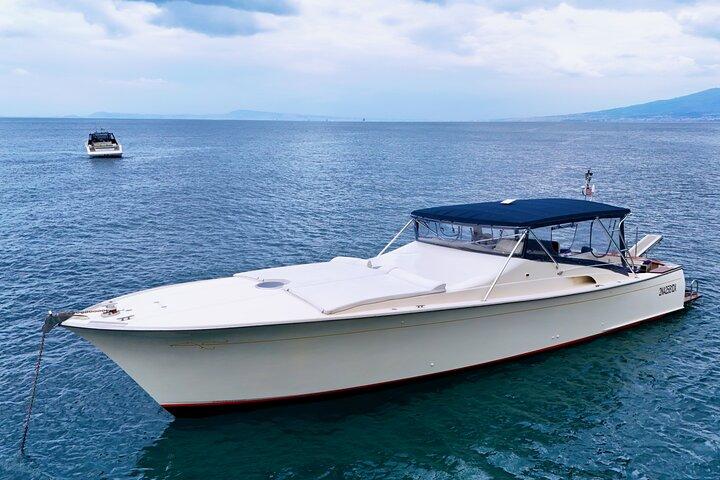 Private Boat Tour from Naples to Capri & Amalfi Coast TORNADO 50