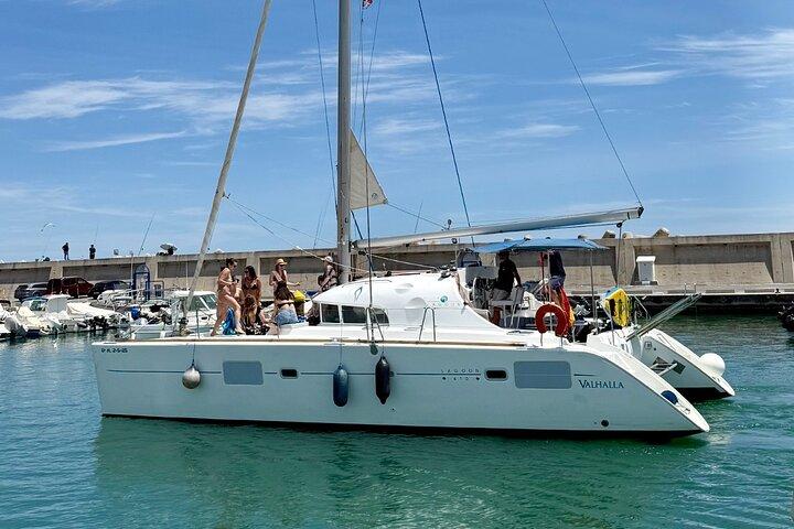 Tour: Dolphins & Sailing Small-Group Benalmádena Catamaran