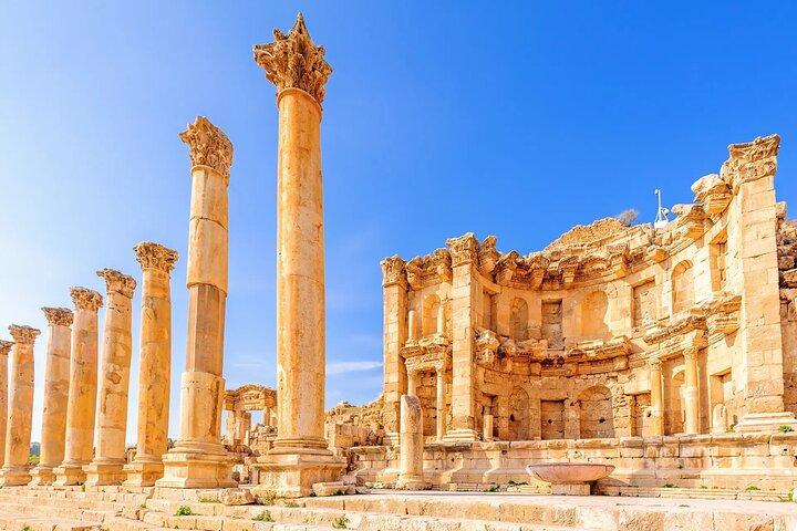 Full-Day Tour: Umm Qais, Jerash, and Ajloun from Amman