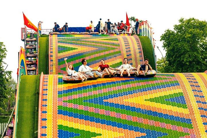 Colorful Rainbow Slide Experience