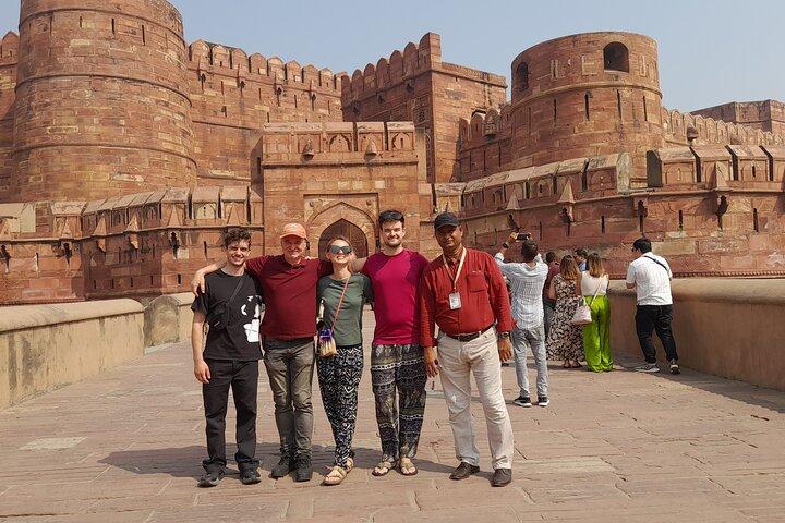 From Agra - Skip the Line: Taj Mahal & Agra Fort Tour by Car