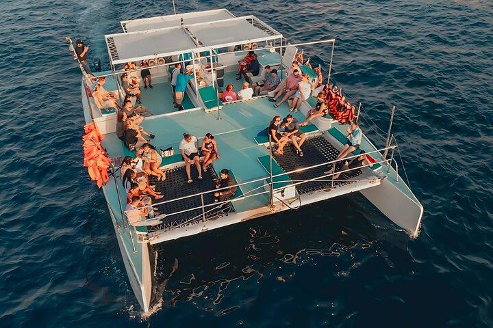 Cabo Catamaran Tour with Snorkeling and Unlimited Drinks