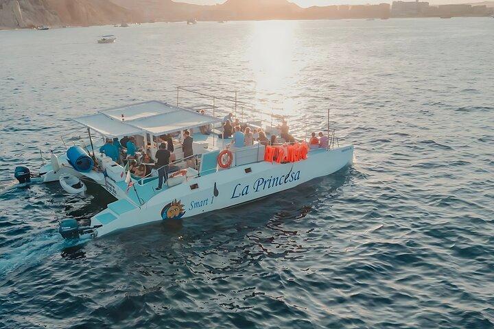 Los Cabos Catamaran Cruise with Open Bar and Light Snack