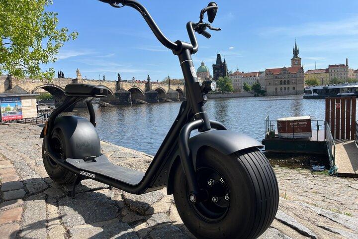 Prague Fat Tire E-Scooter Tour with A Local Guide