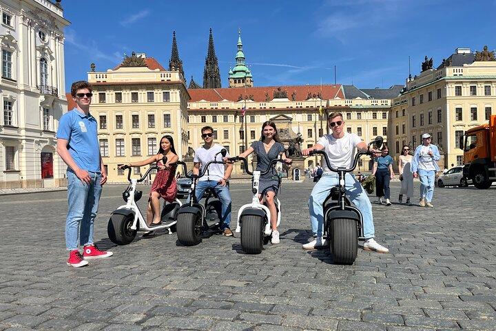 Prague Fat Tire E-Scooter Tour with A Local Guide