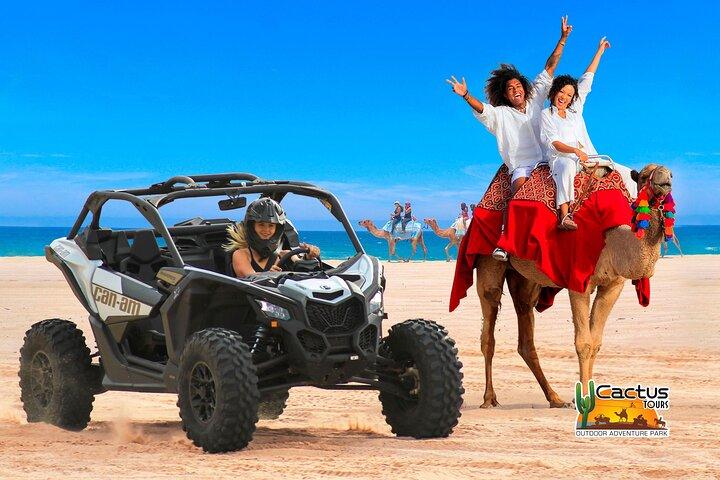 Beach CAN-AM SXS X3 and Camel Ride in Cabo