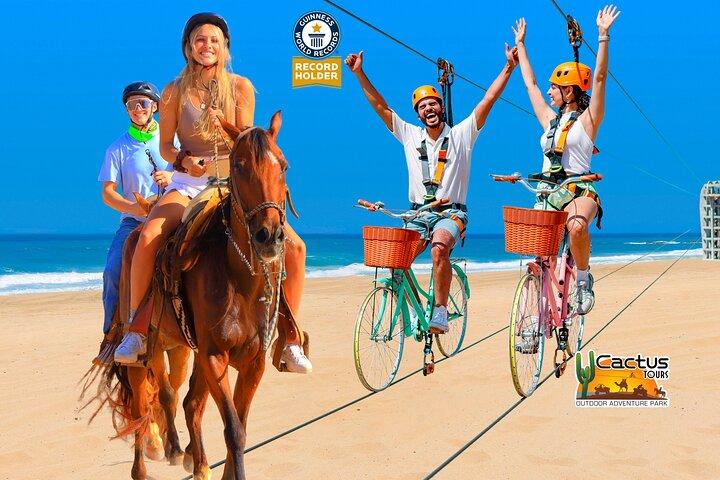 Combo Horseback Ride and Sky Bike in Cabo