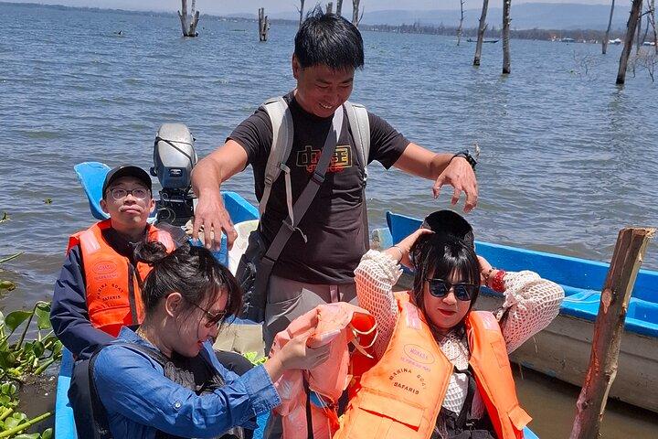 Guided Hells gate Cycling tour ,Lunch & Lake Naivasha Boat safari