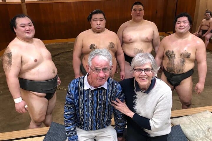 Tokyo Ryogoku Sumo Morning Practice + Photo Shoot with Wrestlers
