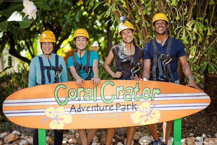 Off-Road ATV & 3 Zipline Combo (Optional Waikiki Shuttle)