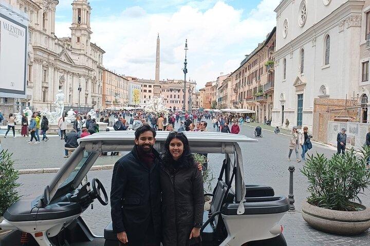 Golf Cart Tour Private Experience of Rome's City Center