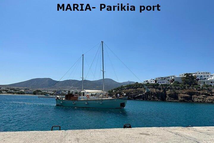 Maria Paros Sea Caves Tour Blue Lagoon Antiparos Despotico