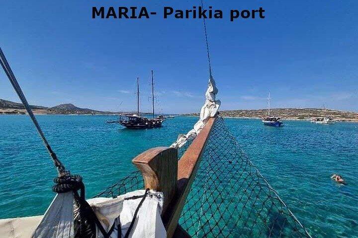 Maria Paros Sea Caves Tour Blue Lagoon Antiparos Despotico