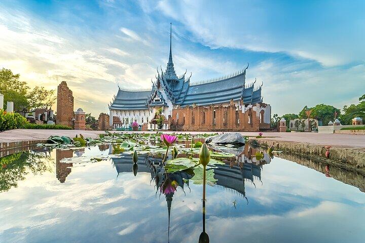 Explore Ancient City Mueang Boran and Erawan Museum Ticket Tour