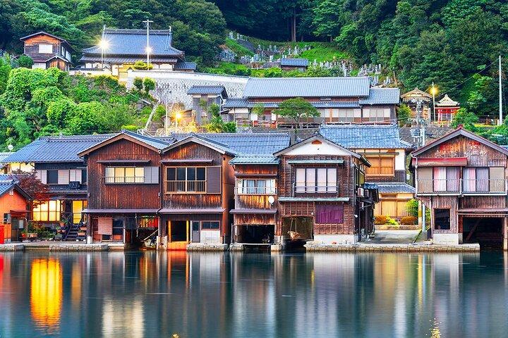 Amanohashidate Ine Funaya and Miyama Thatched Village Tour