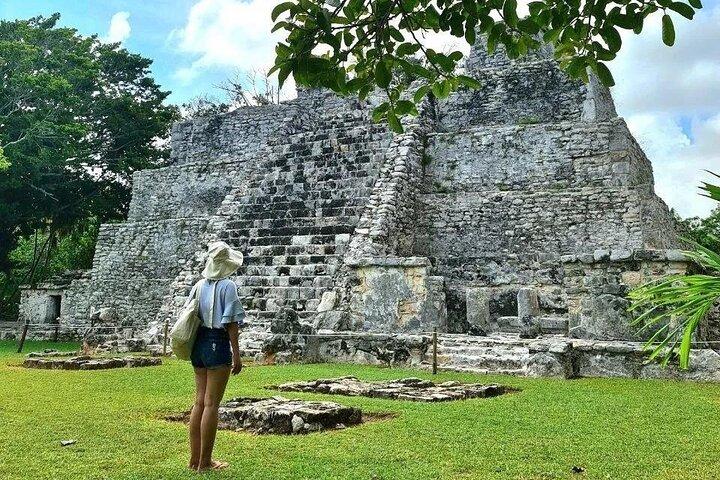 Cancun Sightseeing El Meco Site, Letters and Shopping