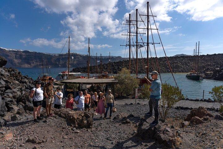 Santorini 3 Islands Trip Sailing Wooden Boat