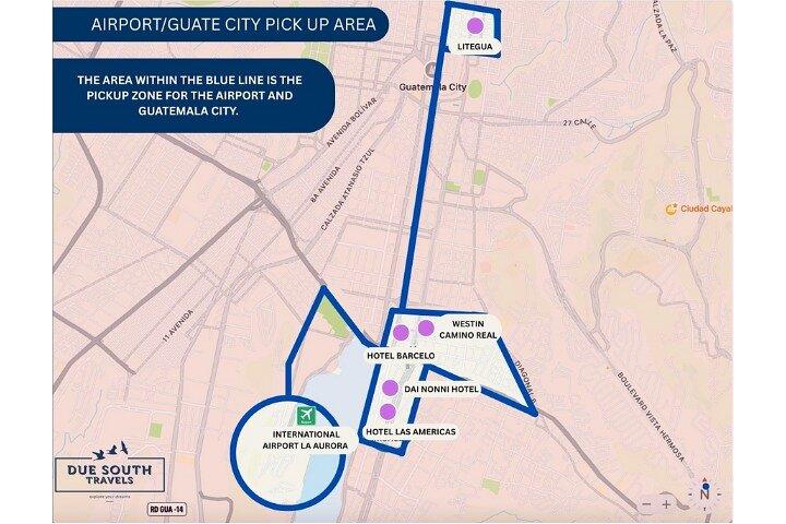 Private Transport - From Guatemala City Airport/hotels to Antigua