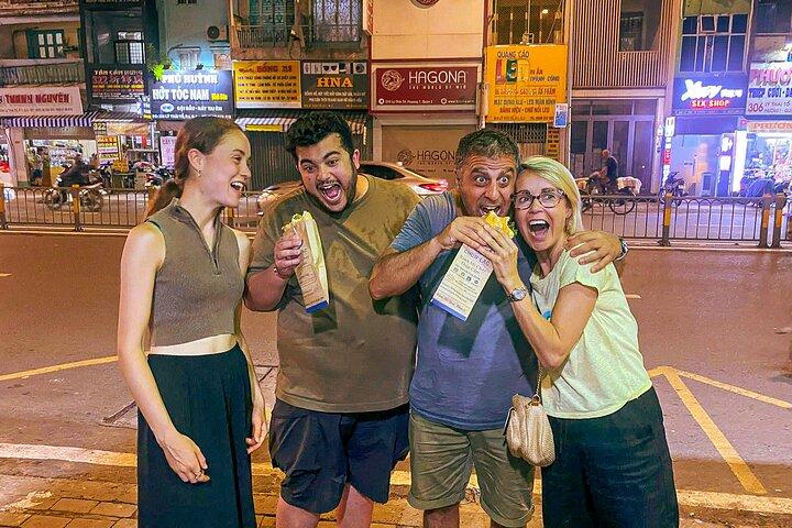 Private Sai Gon "Foodie" By Night Motorbike Tour