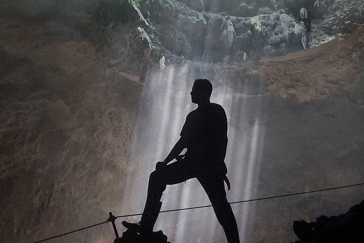 Yogyakarta Shared Tour: Jomblang & Pindul Cave with DRONE Option