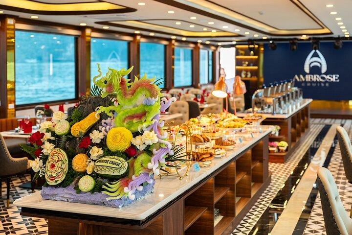 Halong Bay Full Day Tour with Buffet Lunch and Sunset Party
