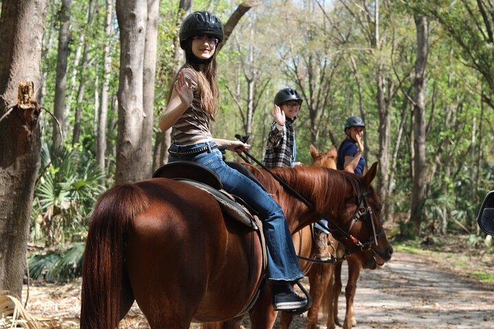 1 Hour Guided Horseback Trail Ride Rock Springs Run State Reserve