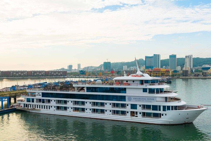Luxury Cruise full day Explore Halong Bay from Hanoi