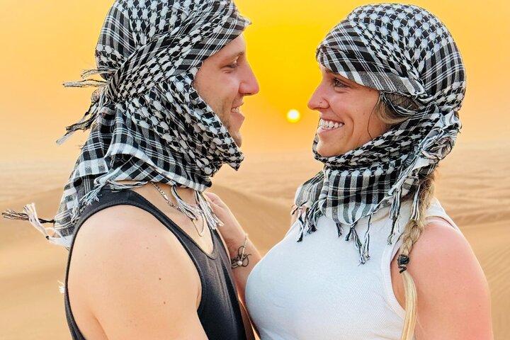 VIP Red Dune Desert Safari with quadbike,4x4 pick/drop,BBQ dinner