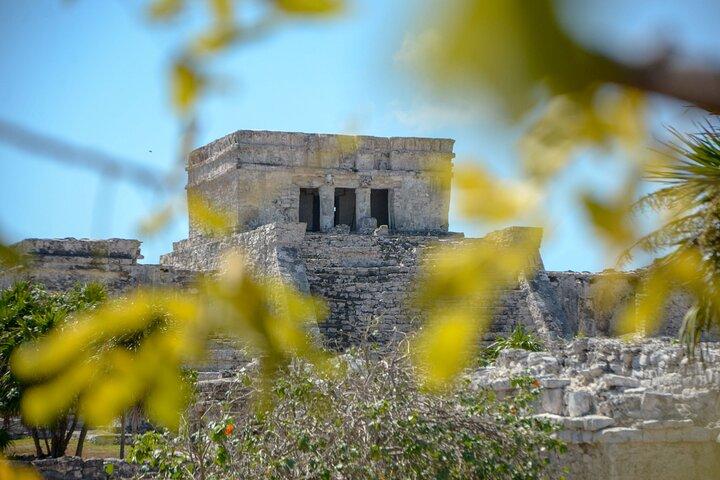 Private Tulum Ruins with Reef Snorkel, Cenote & Mayan Ceremony