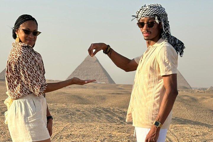 Giza Pyramids, Camel ride and Shopping with ATV Quad bike