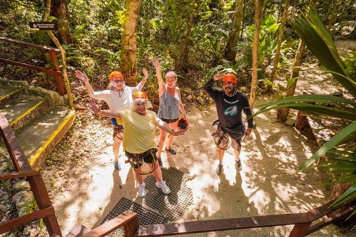 Private Jungle Adventure tour: Zipline + Rappel + Cenote