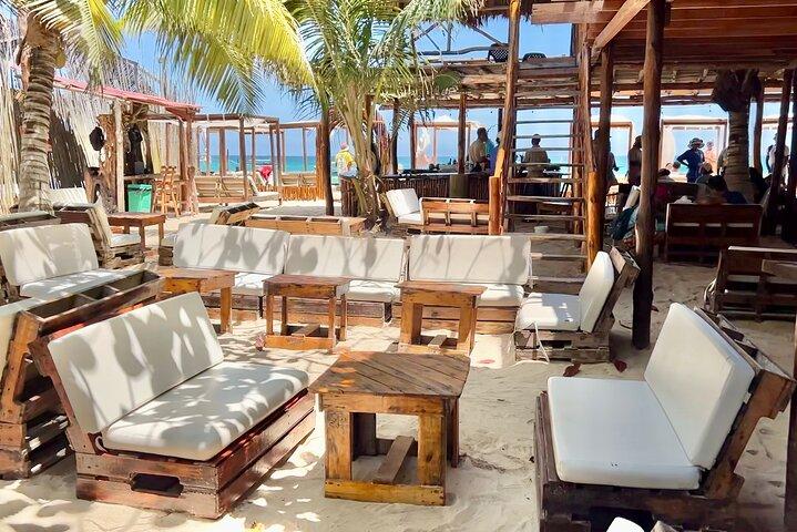 Full day At Beach Club in Playa Blanca Baru cartagena