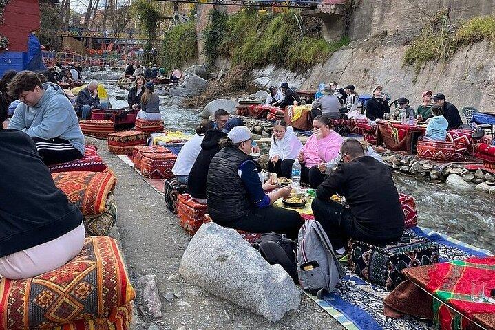 Marrakech:ourika valley with lunch and guided hike to waterfalls