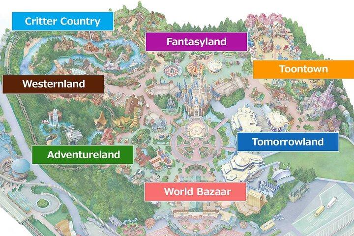 Private Tokyo Disneyland/DisneySea Tour with Car Transportation