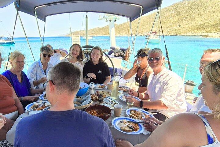 Kos: Small Group Full-Day Sailing with Meal, Drinks, & Swim
