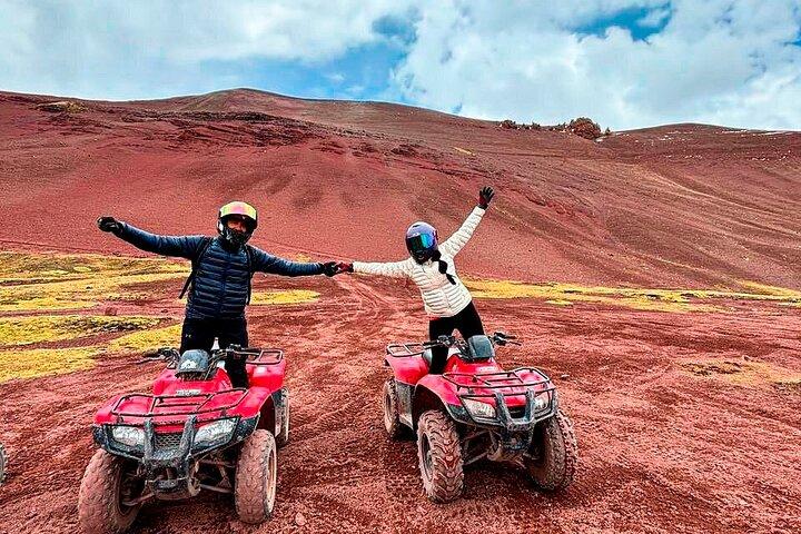 Tour ATV Rainbow Mountain and Red Valley from Cusco