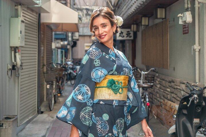 90-Minute Kimono/Yukata Rental Experience in Osaka – Short Plan