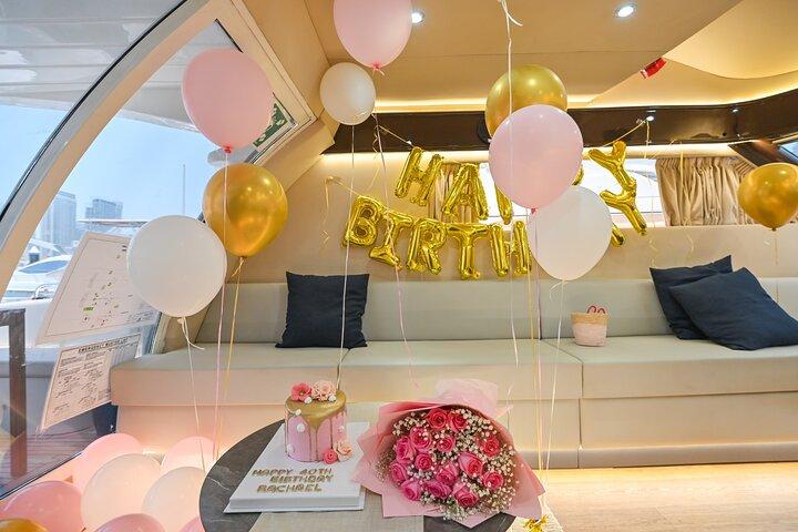 2 Hour Birthday Celebration on a Yacht in Dubai