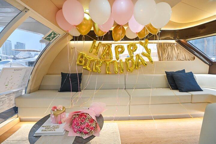 2 Hour Birthday Celebration on a Yacht in Dubai