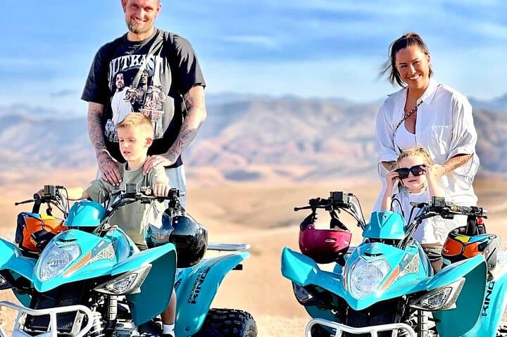 Marrakesh Agafay Quads & sunset camels & dinner under the stars