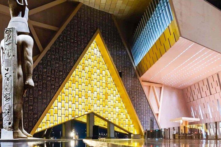Giza Pyramids and Grand Egyptian Museum Private Tour