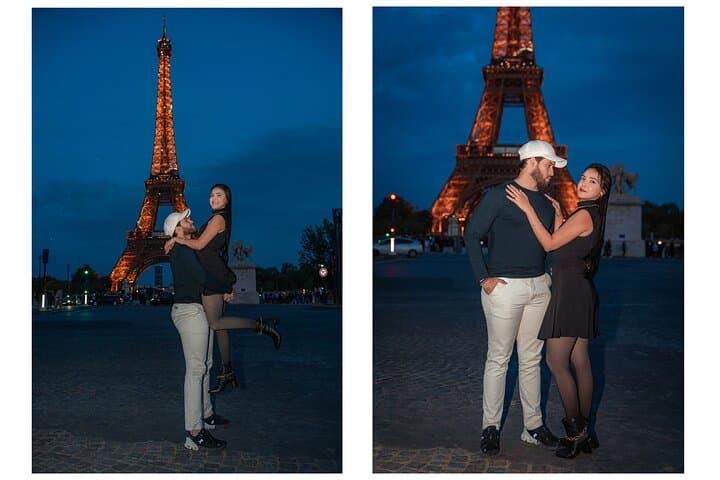 Paris Group Photoshoot with 30 Professional Photos